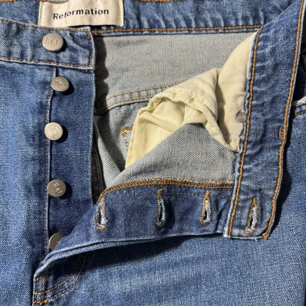 Reformation Melissa High and Skinny Jeans Button Fly Size 30 - Picture 14 of 15